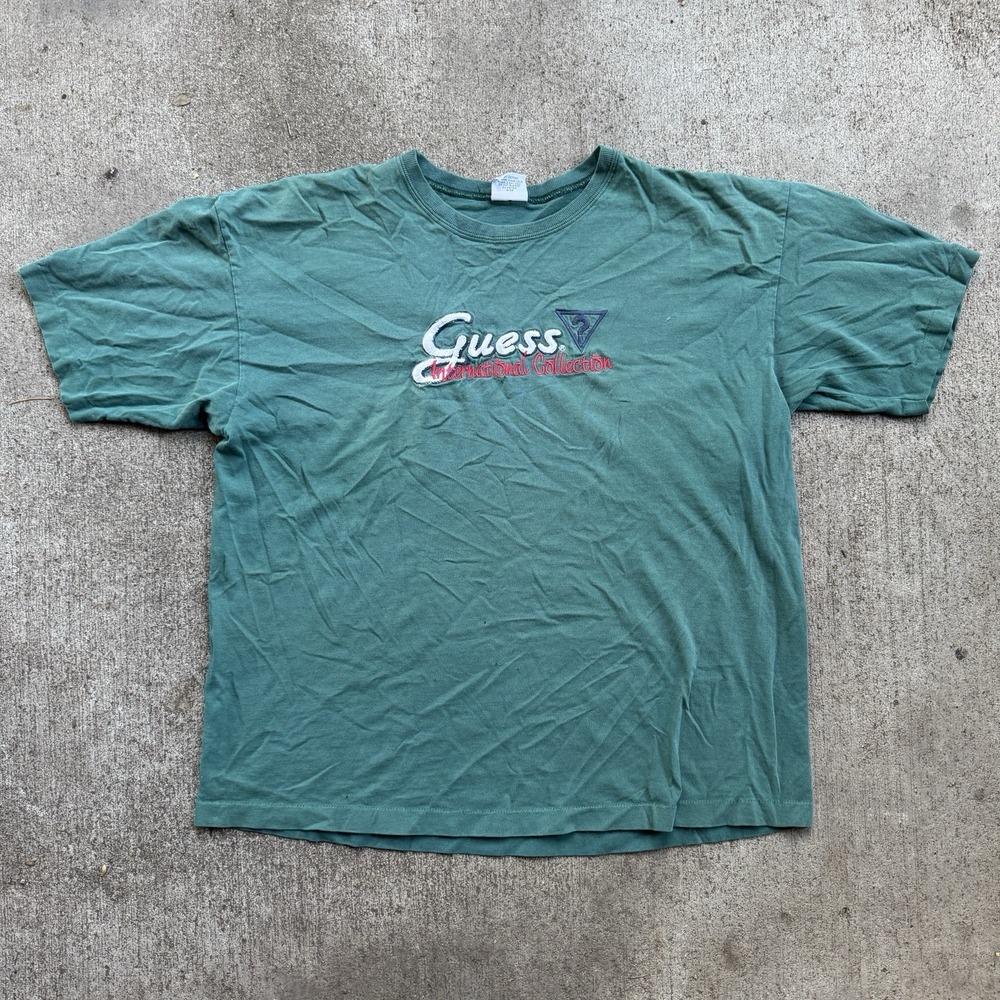 Vintage 80s 90s Guess International Collection Tee Shirt Single Stitch Medium